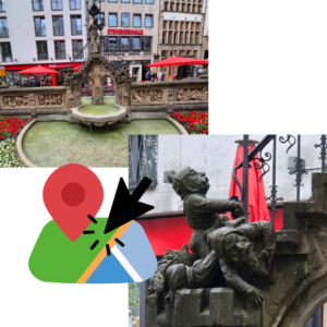 Heinzelmännchen fountain near Cologne Cathedral