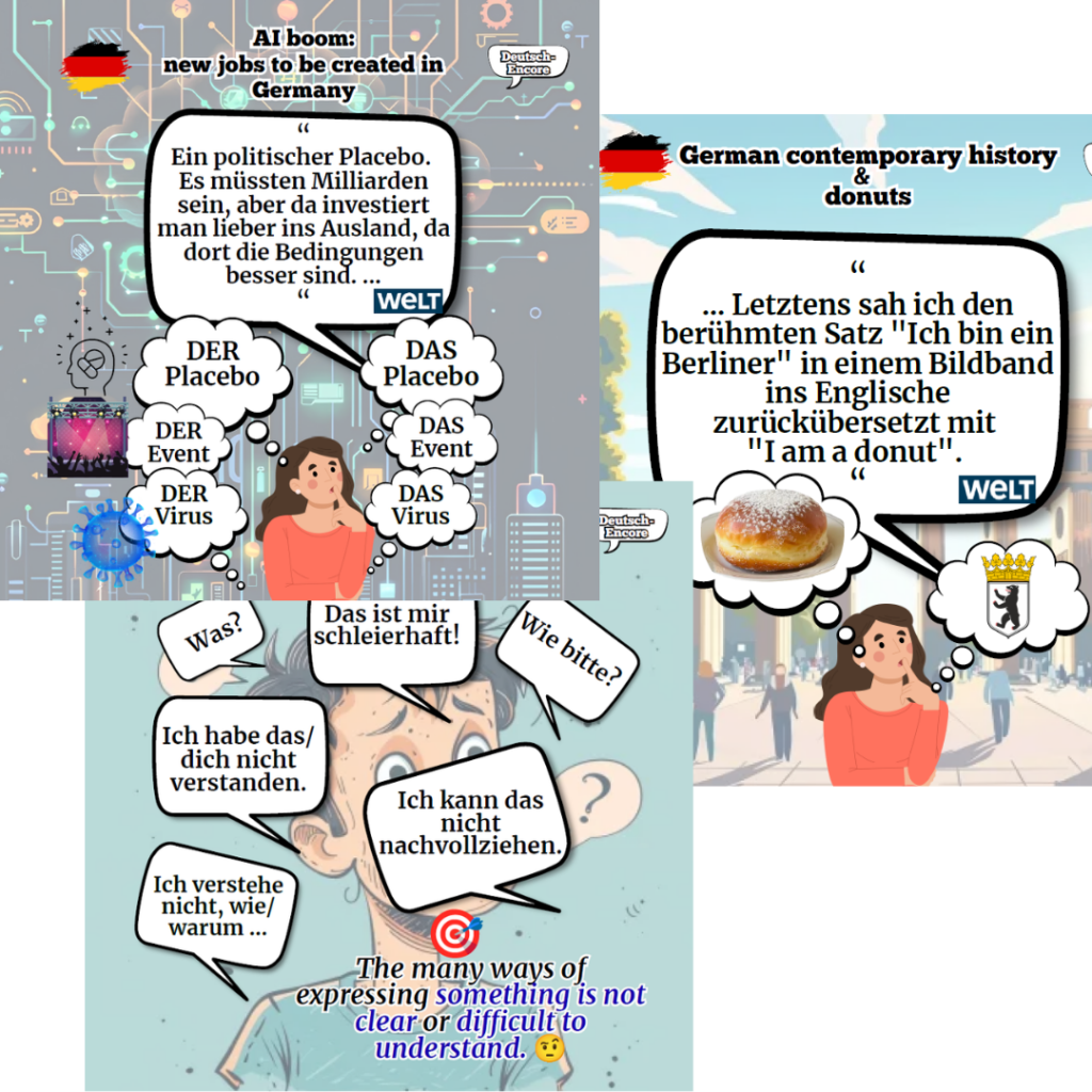 German from reader commentaries